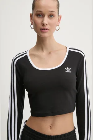adidas Longsleeve 3S LS CROP damski kolor JD4624