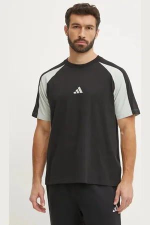 adidas T-shirt Essential Colorblock męski kolor wzorzysty JD8060