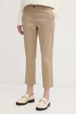 Tommy Hilfiger Spodnie damskie kolor dopasowane high waist WW0WW45920