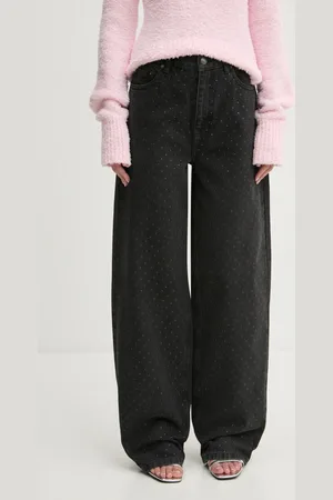 ROTATE Jeansy damskie high waist 1136062998
