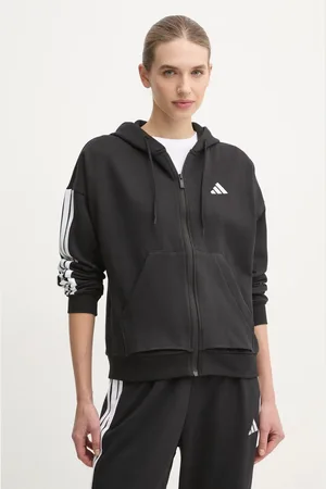 adidas Bluza Essentials damska kolor z kapturem z aplikacją JE1283