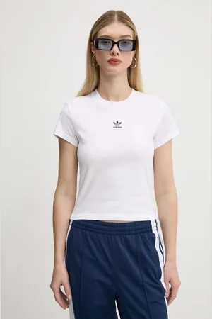 adidas T-shirt bawełniany Essential damski kolor JC8973