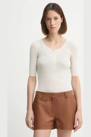 Herskind Sweter wełniany Agnes damski kolor lekki 5433825