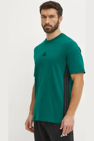 adidas T-shirt bawełniany Essentials męski kolor wzorzysty JD1905