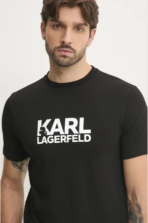 Karl Lagerfeld T-shirt męski kolor z nadrukiem 551235.755087