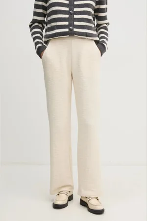 Oui Spodnie damskie kolor proste high waist 91672
