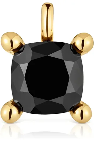 TOUS Zawieszka ze srebra pokrytego złotem Color Black 1004234900