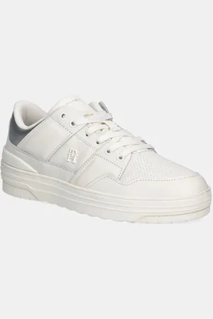 Tommy Hilfiger Sneakersy skórzane FEMININE BASKET SNEAKER kolor FW0FW08326