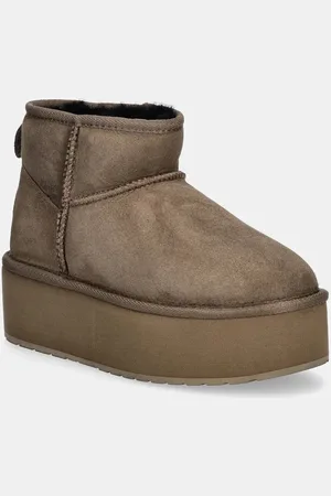 Emu śniegowce zamszowe Stinger Micro Flatform kolor W13082.CORI