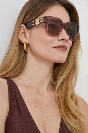 VERSACE Okulary przeciwsłoneczne damskie kolor pomarańczowy 0VE4458