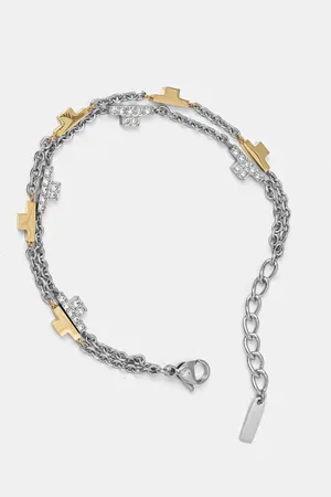 Trussardi Bransoletka T-LOGO damska TJAXC64