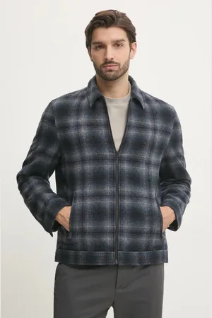 Pepe Jeans Kurtka koszulowa wełniana MARRINGTON kolor przejściowa PM403055
