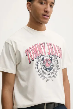 Tommy Hilfiger T-shirt bawełniany męski kolor z nadrukiem DM0DM21191