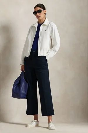 Ralph Lauren Spodnie damskie kolor proste high waist 211939940
