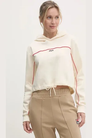 Fila Bluza Laagna damska kolor z kapturem z nadrukiem FAW0907