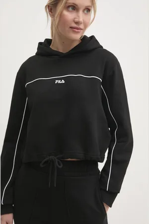 Fila Bluza Laagna damska kolor z kapturem z nadrukiem FAW0907