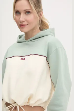 Fila Bluza Laagna damska kolor z kapturem z nadrukiem FAW0907