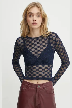 Bardot Bluzka ADONI damska kolor gładka 59741TB