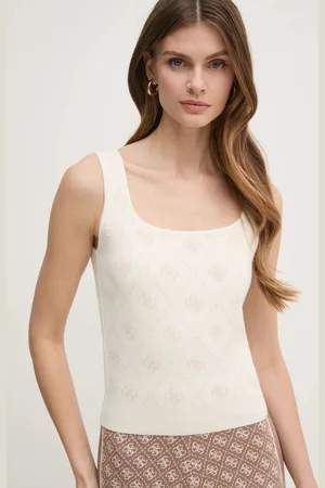 Guess Top z domieszką wełny SARAH kolor W4BR0C Z3JD2