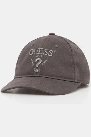 Guess Czapka z daszkiem bawełniana EMBROIDERED kolor z aplikacją M5RZ11 WO07T