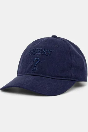 Guess Czapka z daszkiem bawełniana EMBROIDERED kolor z aplikacją M5RZ11 WO07T