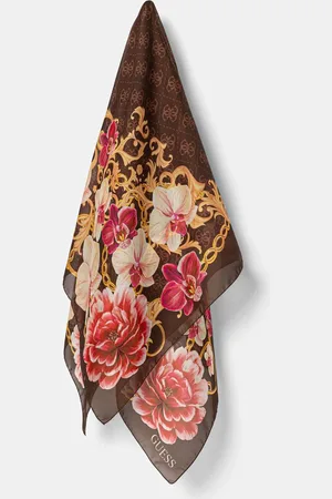 Guess Chusta jedwabna FOULARD kolor wzorzysta AW5272 SIL13