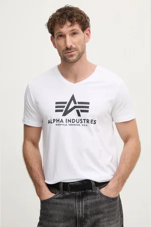 Alpha Industries T-shirt męski kolor z nadrukiem 106512