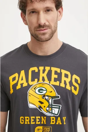 Nike T-shirt bawełniany Green Bay Packers męski kolor z nadrukiem N199-06F-7T-5F1