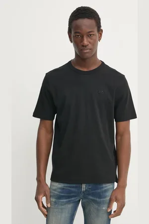 Diesel T-shirt T-ADJUST-SLITS-R17 T-SHIRT męski kolor gładki A16672.0AIJU