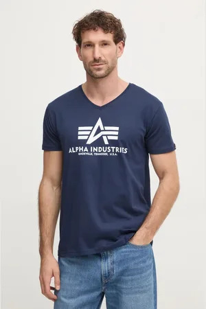 Alpha Industries T-shirt męski kolor z nadrukiem 106512