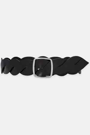 Max Mara Pasek skórzany damski kolor 2515501054600