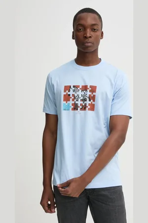 Paul Smith T-shirt bawełniany męski kolor z nadrukiem M2R.011R.PP5079