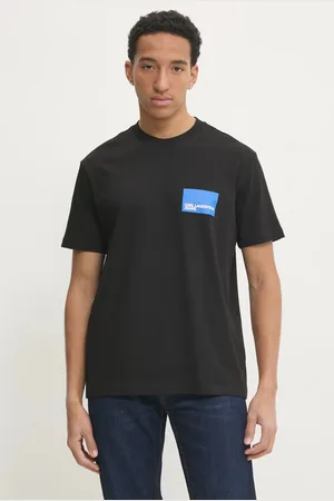 Karl Lagerfeld T-shirt bawełniany męski kolor z nadrukiem A1M17001