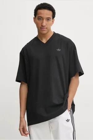adidas T-shirt bawełniany FRONT ST TEE męski kolor gładki JD2301