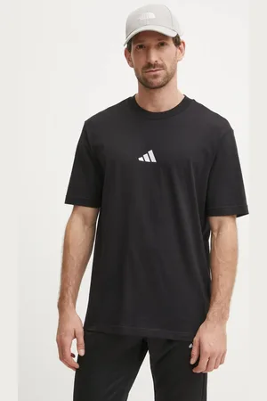 adidas T-shirt bawełniany Essential męski kolor gładki JE9024