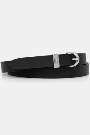 Tommy Hilfiger Pasek skórzany damski kolor AW0AW17000