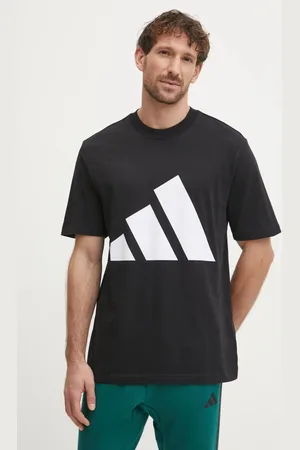 adidas T-shirt bawełniany Essentials męski kolor z nadrukiem JE8945