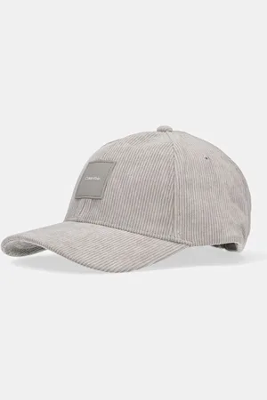 Calvin Klein Czapka z daszkiem sztruksowa kolor z aplikacją K50K512612