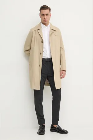 HUGO BOSS Płaszcz męski kolor przejściowy oversize 50540478
