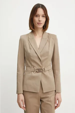 Guess Marynarka SHAYLA kolor jednorzędowa gładka 5RGN04 9544Z