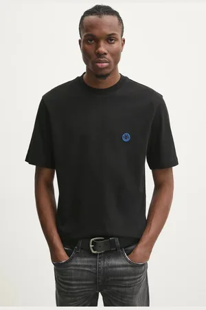 Hugo Blue T-shirt bawełniany męski kolor gładki 50519984