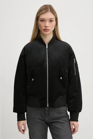 Karl Lagerfeld Kurtka bomber damski kolor zimowa oversize A1W15010