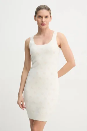 Guess Sukienka z domieszką wełny SARAH kolor mini dopasowana W4BK98 Z3JD2