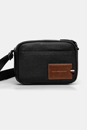 Tommy Hilfiger Saszetka skórzana kolor AM0AM13311