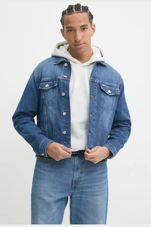 Tommy Hilfiger Kurtka jeansowa męska kolor przejściowa DM0DM20623