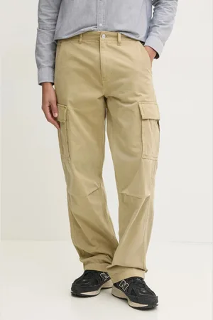 Tommy Hilfiger Spodnie bawełniane kolor w fasonie cargo DM0DM20293