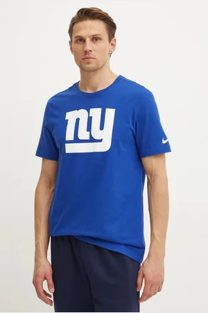 Nike T-shirt bawełniany New York Giants męski kolor z nadrukiem N199-4EW-8I-CLH