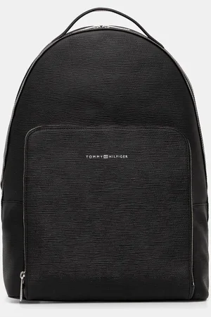 Tommy Hilfiger Plecak skórzany męski kolor duży gładki AM0AM13072