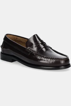 Tommy Hilfiger Mokasyny skórzane CLASSIC HILFIGER LEATHER LOAFER męskie kolor FM0FM05362