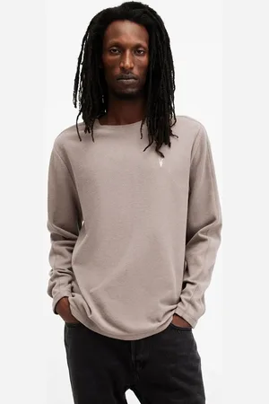 AllSaints Bluza bawełniana ROWE męska kolor gładka M023JB
